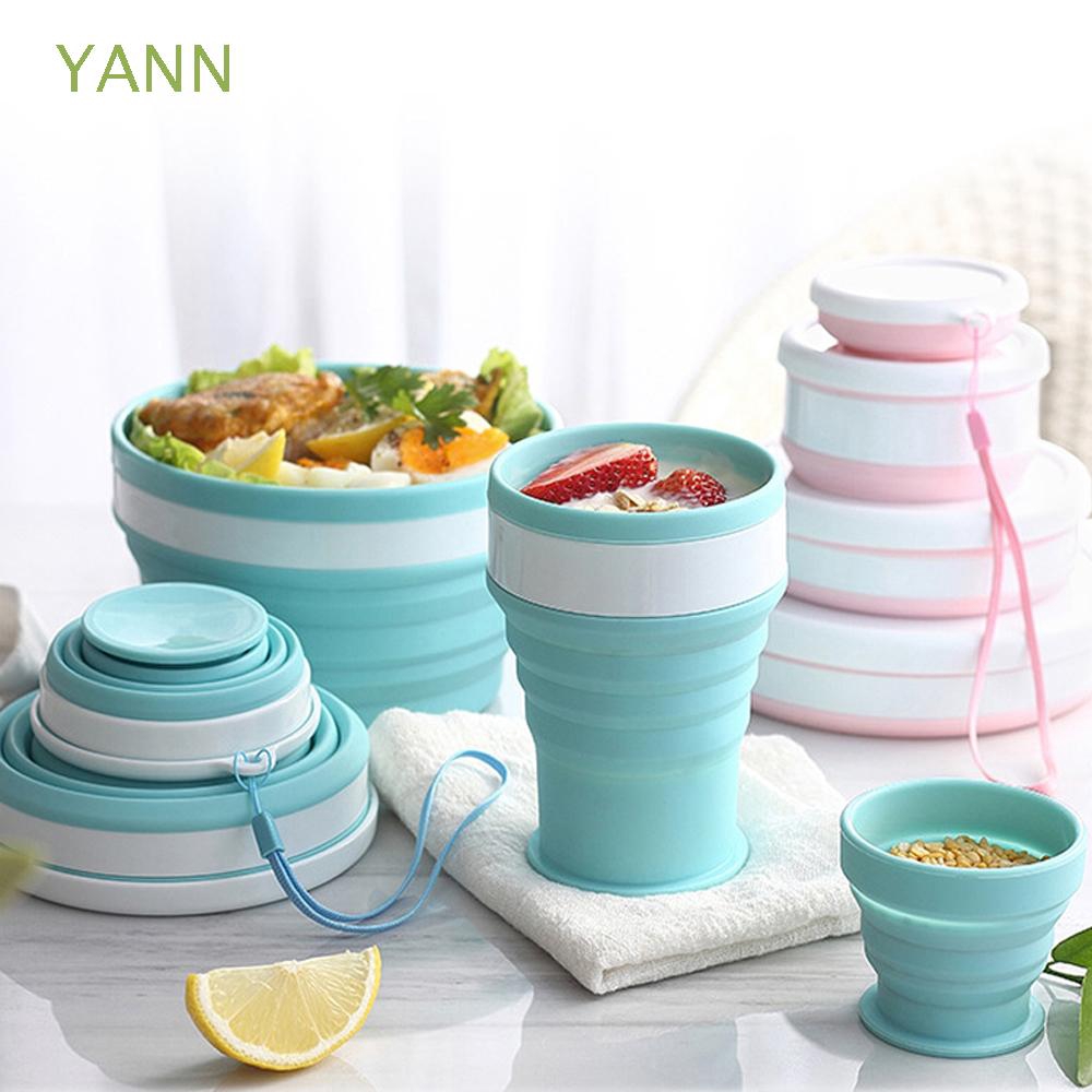 Cốc Đựng Nước Bằng Silicon Có Thể Xếp Gọn 100/200/350ml Tiện Dụng