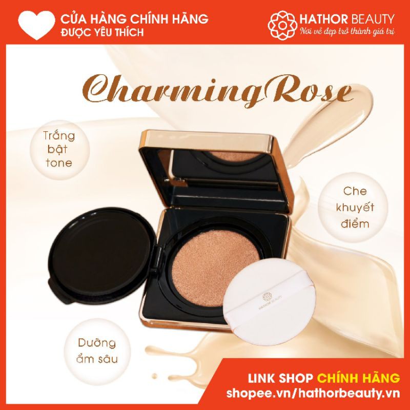 [CHÍNH HÃNG] PHẤN NƯỚC HATHOR CHARMINGROSE | Hathor Beauty & Spa