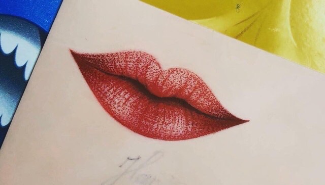 Da giả HỒNG trơn loại DÀY chuyên thực tập phun xăm