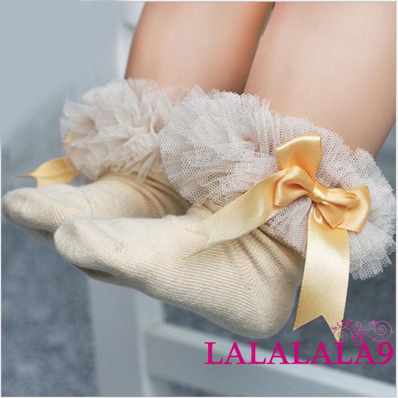 Vớ công chúa cổ bèo đính nơ cho bé gái | BigBuy360 - bigbuy360.vn