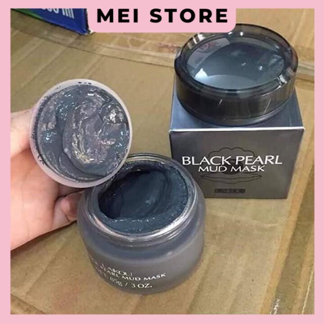 Mặt nạ bùn đất sét Ngọc trai đen LaiKou Black Peal Mud Mask