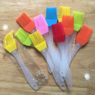 Chổi Silicon quét dầu mỡ quét kem cán nhựa, Chổi phết dầu silicon cán rời