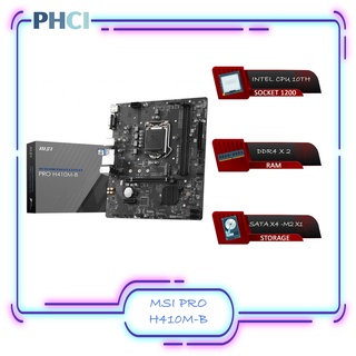 Bo mạch chủ main msi pro h410m-b