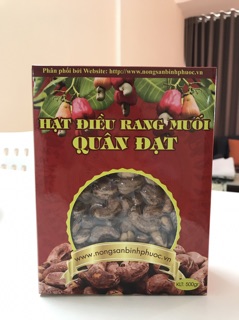 Hạt điều vỏ lụa rang muối Bình Phước loại 1