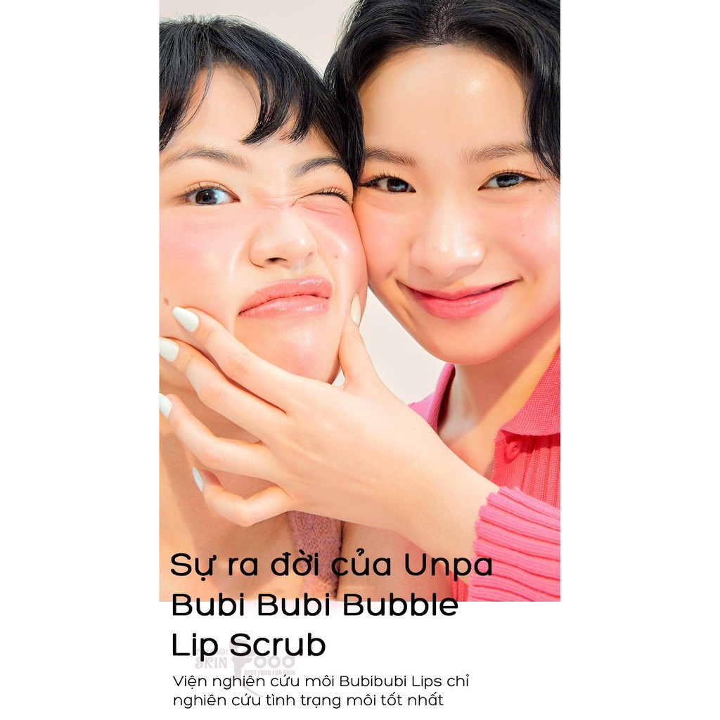 Tẩy Tế Bào Chết Sủi Bọt Cho Môi Unpa Bubi Bubi Bubble Lip Scrub 10ml | BigBuy360 - bigbuy360.vn