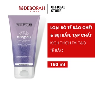 Gel Tẩy Tế Bào Chết Có Hạt Cho Mọi Loại Da Dermolab Milano Gentle Exfoliating Scrub 150ml