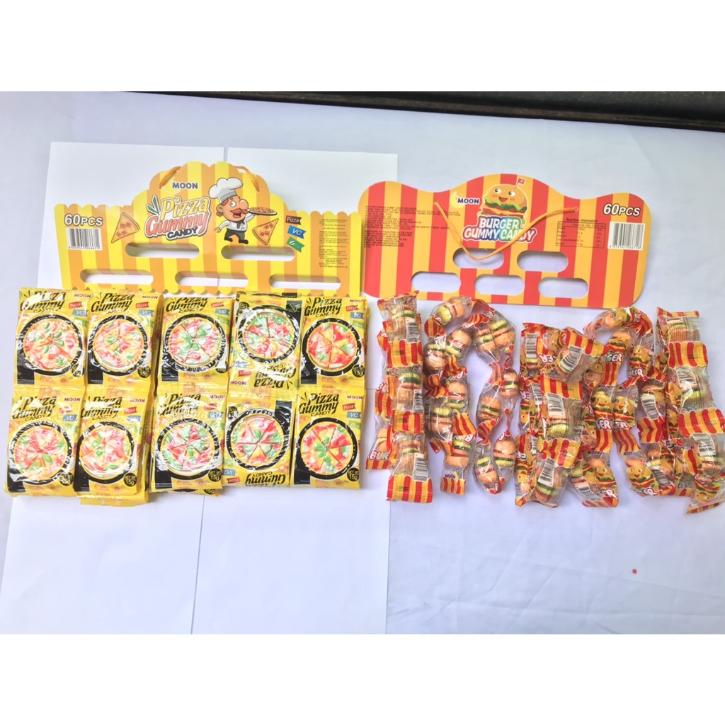Kẹo Dẻo Moon Burger Hương Trái Cây