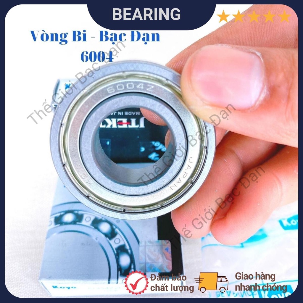 Vòng bi bạc đạn 6004 ZZCM KOYO - hàng đẹp - chất lượng cao - Thế Giới Bạc Đạn