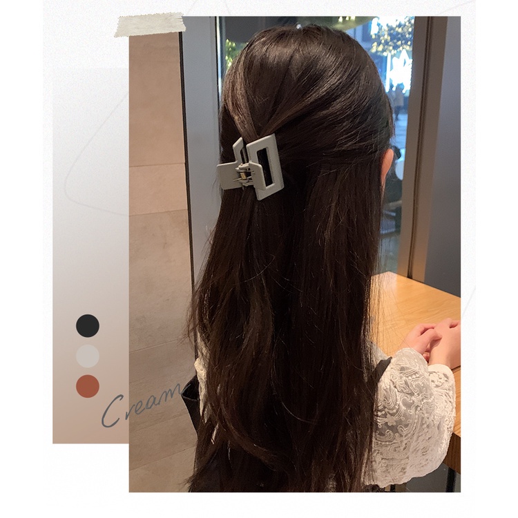 Kẹp tóc thiết kế đơn giản phong cách retro thời trang cho nữ