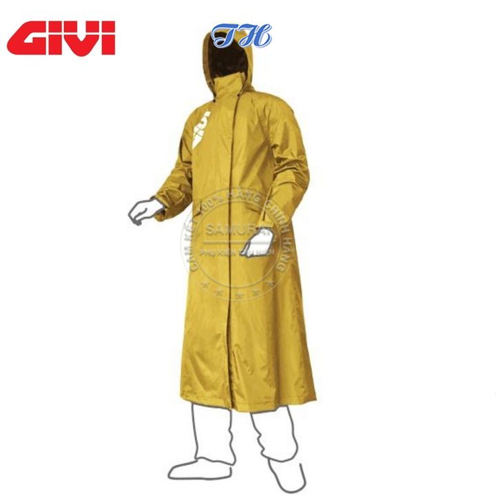 Áo mưa givi GCO01 G-COAT RAINCOAT chống thấm nước cực tốt hàng chính hãng