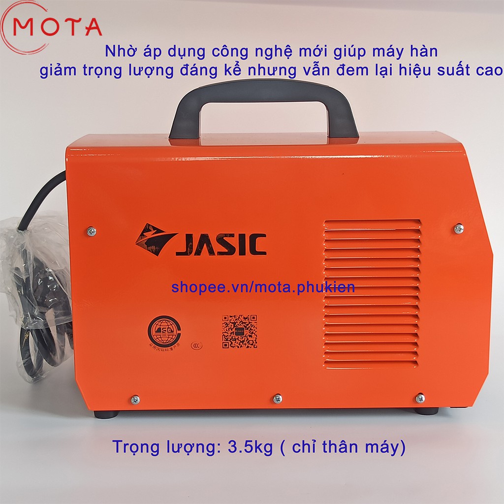 Máy hàn điện tử Jasic ARC-200L hàn que - Tặng full bộ phụ kiện