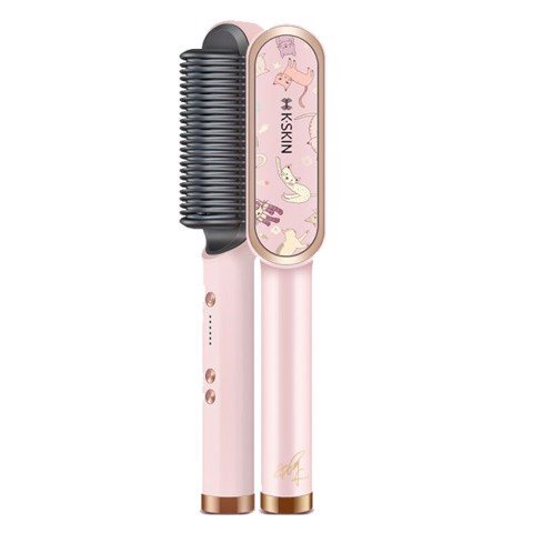 Lược Chải Đa Năng Làm Thẳng Và Uốn Tóc K.Skin Hair Straigtener Comb KD380