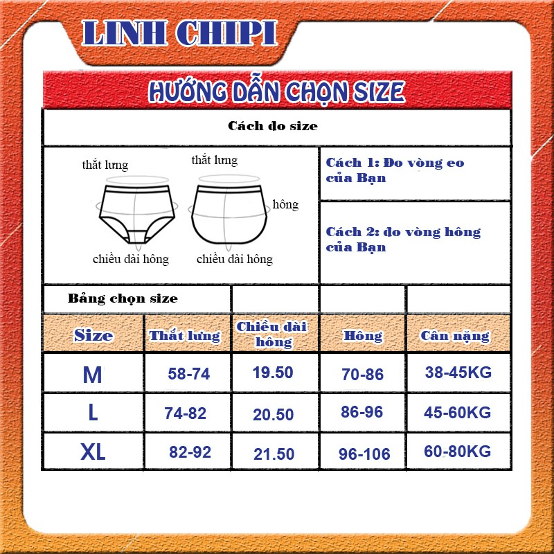 Quần lót nữ cotton trơn thun lạnh sexy cute cao cấp kháng khuẩn có BIGSIZE 80kg LINH CHIPI QL01 | BigBuy360 - bigbuy360.vn