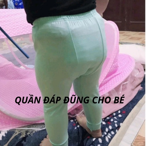 [ Sale shock ] Quần Dài Thun Lạnh Đáp Đũng Chuyên Dùng Cho Các Bé Đóng BỈm (SZ 6-16kg)