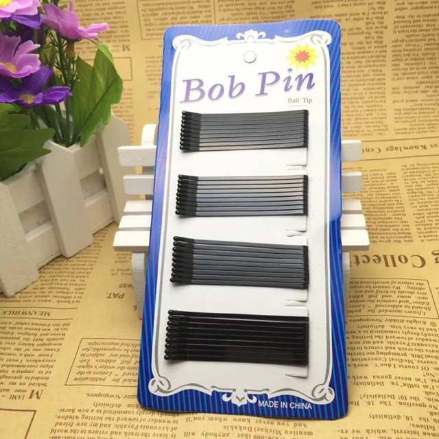 Set 60 kẹp ghim đen loại tốt