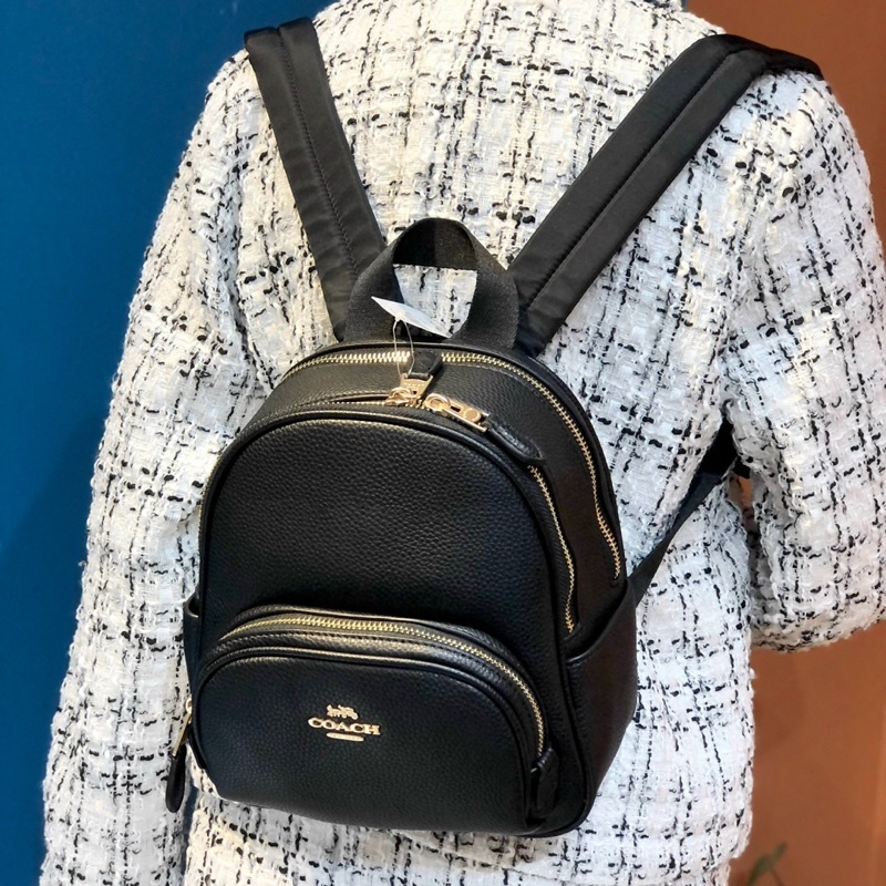 TNS - Balo form vuông mini hottrend Court Backpack-chất da cao cấp-tone đen classic