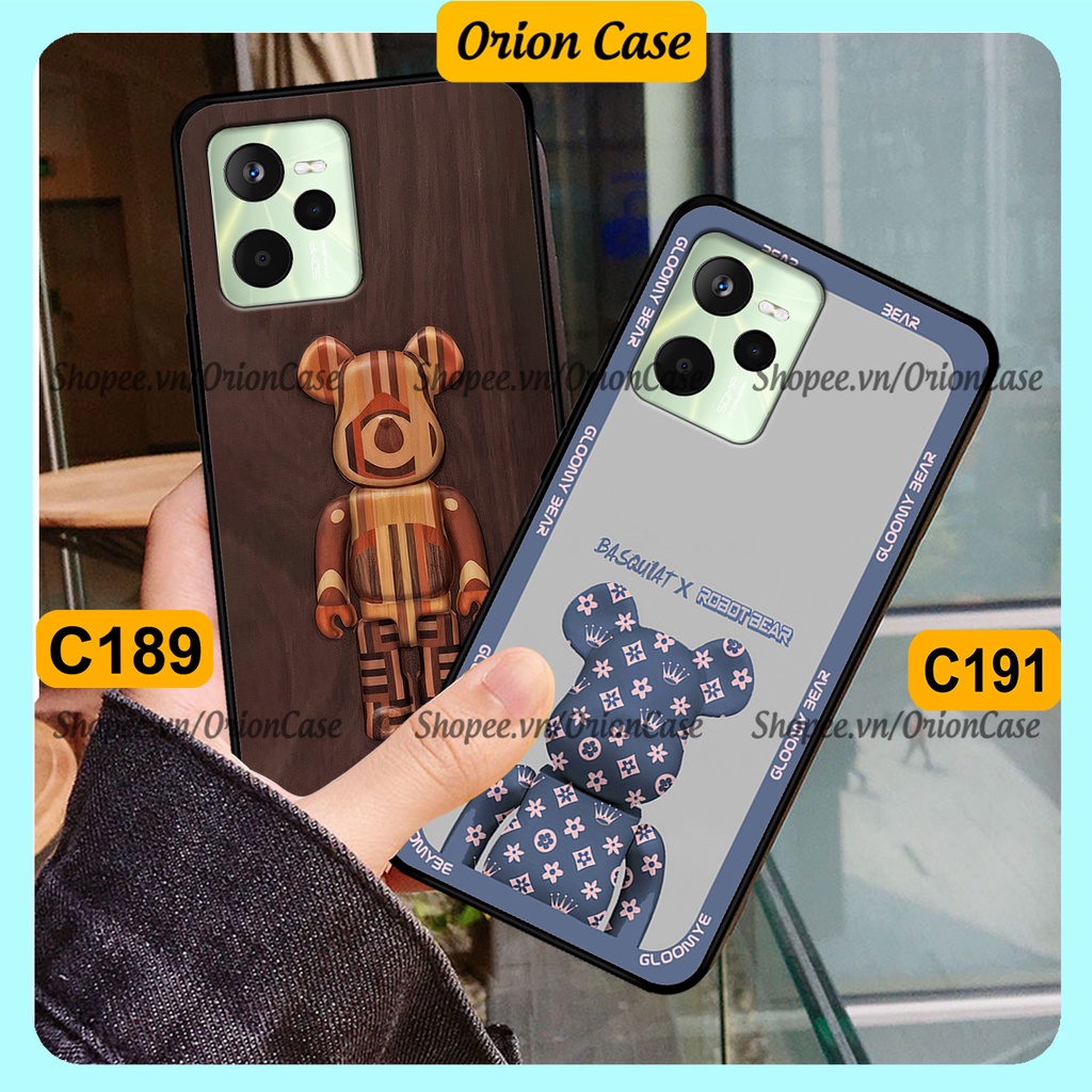 Ốp lưng Realme C35 in hình bearbrick 3D thời trang, cá tính. ốp chống sốc, bền đẹp