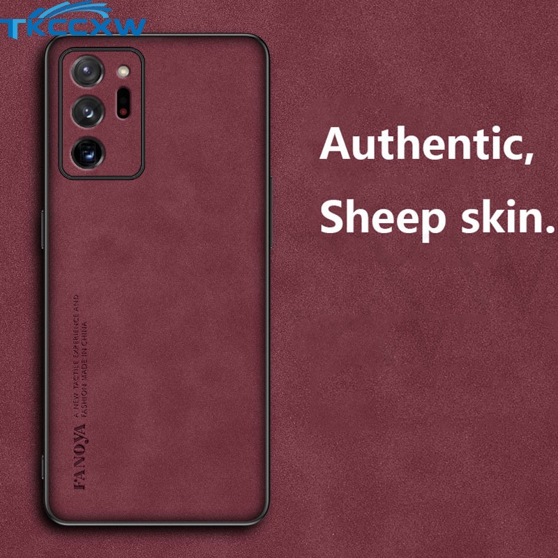 Ốp Điện Thoại Da PU Phối Vải Viền Dẻo Thời Trang Cho Samsung Galaxy Note 20 Ultra M33 M23 M53 A23 A53 A33 A73 A13