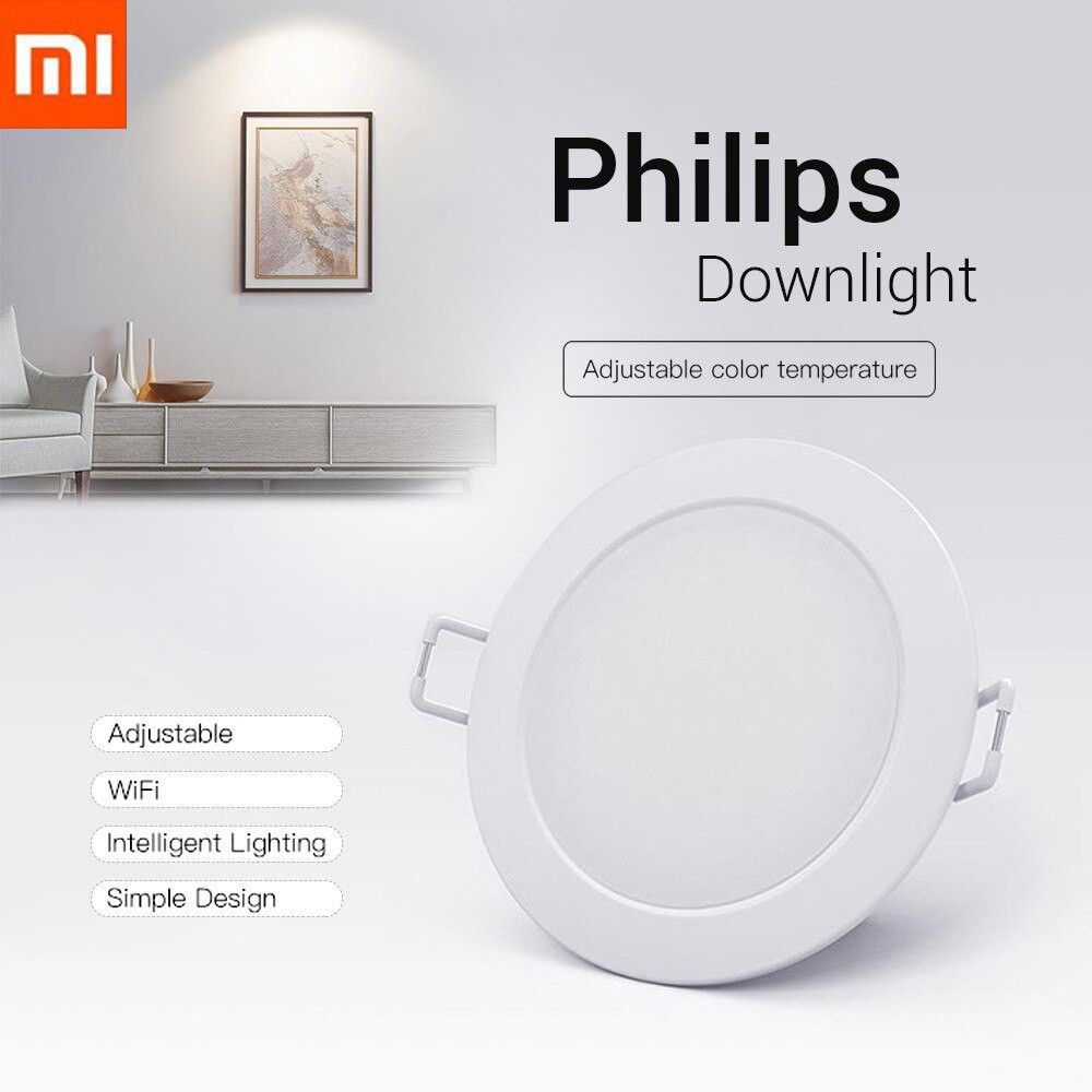 Đèn LED Downlight âm trần nhà thông minh Xiaomi Philips Smart Home điều khiển từ xa