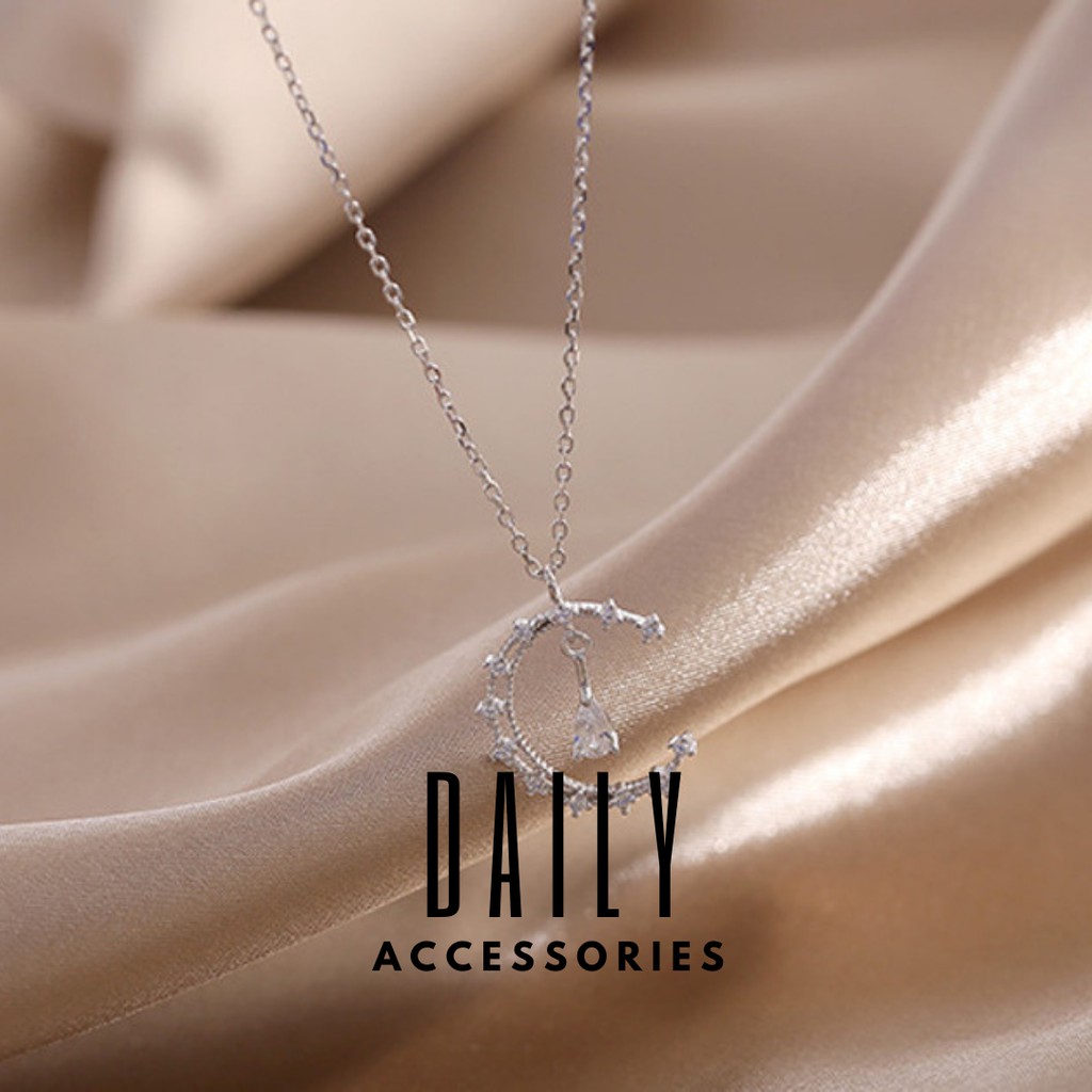 Dây chuyền - Vòng cổ nữ - Vòng cổ hình mặt trăng tiếu thư Daily Accessories