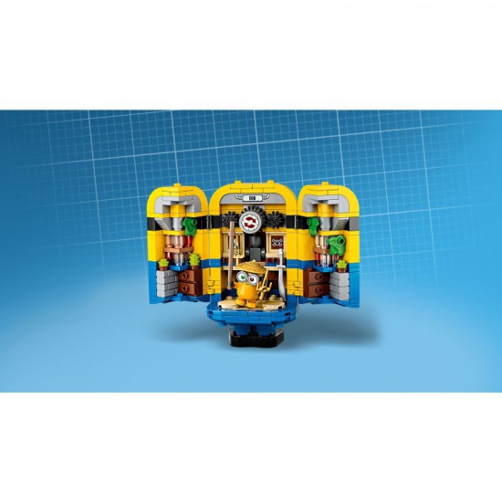 Đồ chơi lắp ráp mô hình Minion A2112 19009 Minions Phòng Chứa Bí Mật Của Minions Bob Kevin Stuart - Xếp hình thông minh