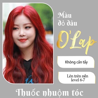 Thuốc nhuộm tóc đỏ dâu không cần tẩy tại nhà giá rẻ chính hãng OLAP OL31