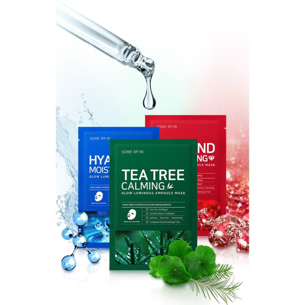 [Chính Hãng] Mặt Nạ Chiết Xuất Tràm Trà Làm Dịu Da, Giảm Mụn - Some By Mi Tea Tree Calming Sheet Mask