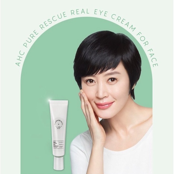 Kem dưỡng mắt và da mặt AHC Pure Rescue Real Eye Cream 30ml