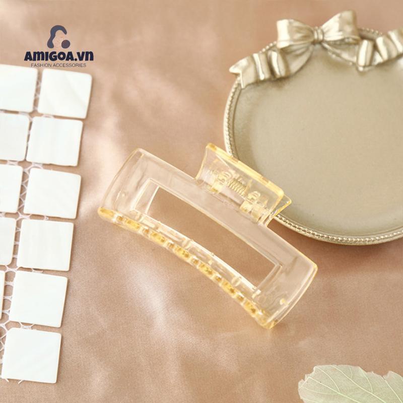 ✨✨Kẹp Tóc Mini Màu Thạch Thiết Kế Đơn Giản Dễ Thương Cho Bé Gái