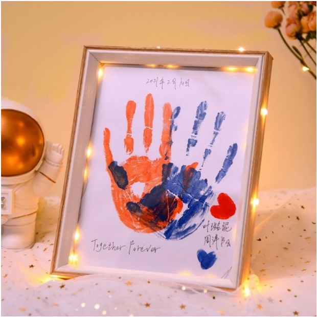 Khung Tranh Sơn Dầu Sáng Tạo, Độc Đáo Dành Cho Các Cặp Đôi Tặng Sinh Nhật, Quà Kỷ Niệm