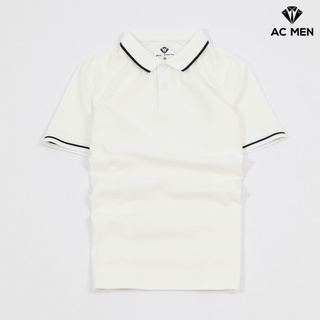Áo Polo nam AC MEN phối cổ dệt viền, vải cá sấu Cotton xuất xịn, sang trọng - lịch lãm CB499TR