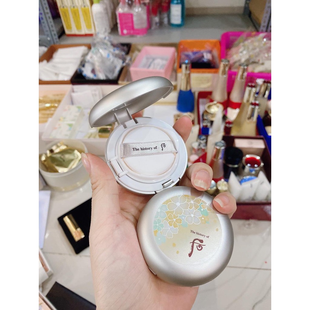Kem Lót Trang Điểm Whoo Mi Essential Primer Base mini 8ml che khuyết điểm, hiệu chỉnh sắc da sáng trong