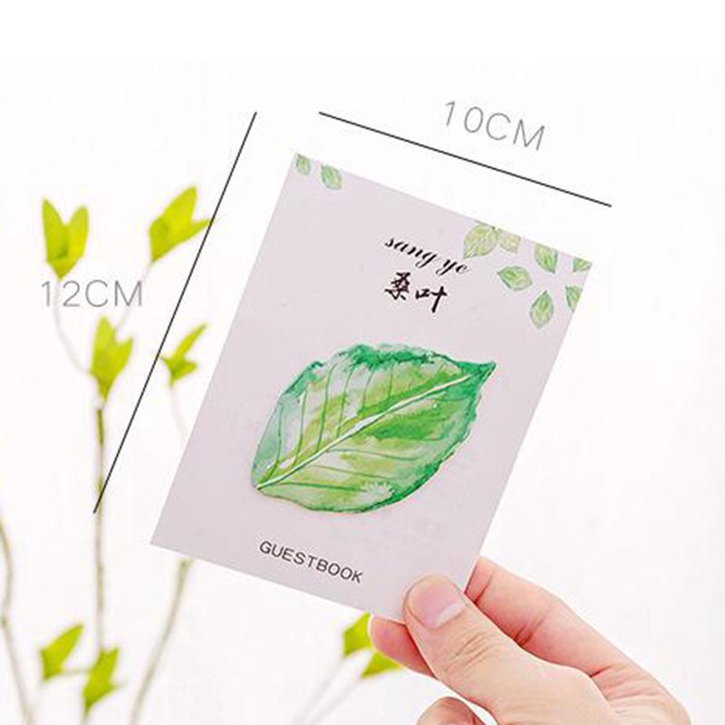 Giấy Note Ghi Chú Hình Chiếc Lá Sáng Tạo