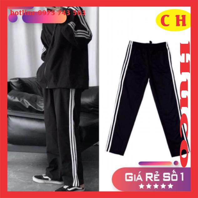 Quần 3 sọc cullotes dáng rộng freesize siêu hot dưới 58kg ống suông kiểu dáng thể thao SIÊU HOT ❤️