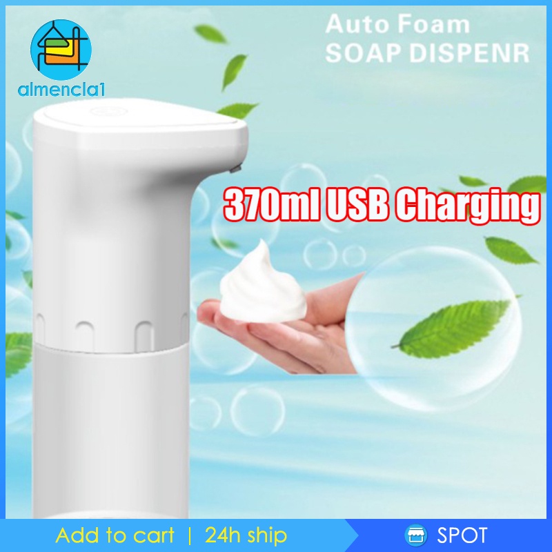 (Hàng Mới Về) Máy Đựng Xà Phòng Tự Động Amencla1 Có Cổng Sạc Usb