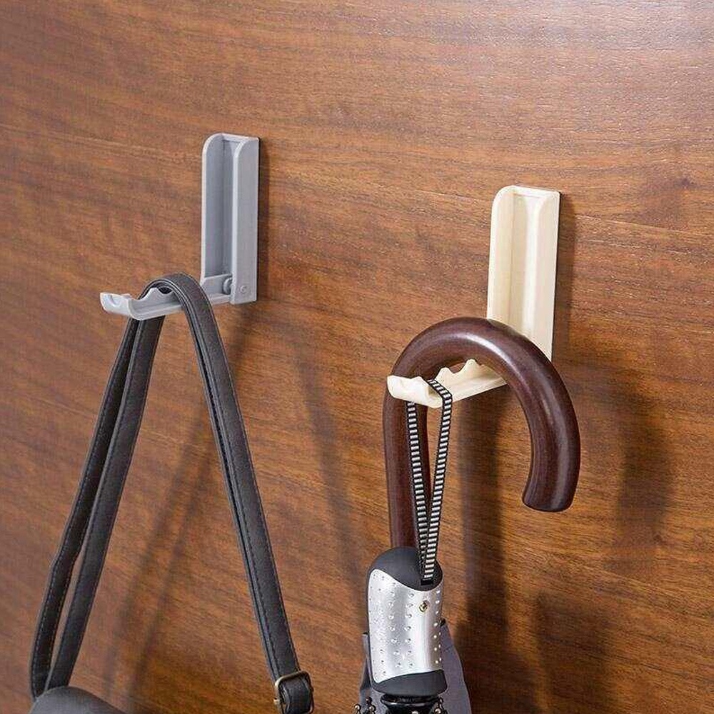 Móc Treo Đồ Dán Tường Không Cần Đục Lỗ Đa Năng Có Thể Gập Lại