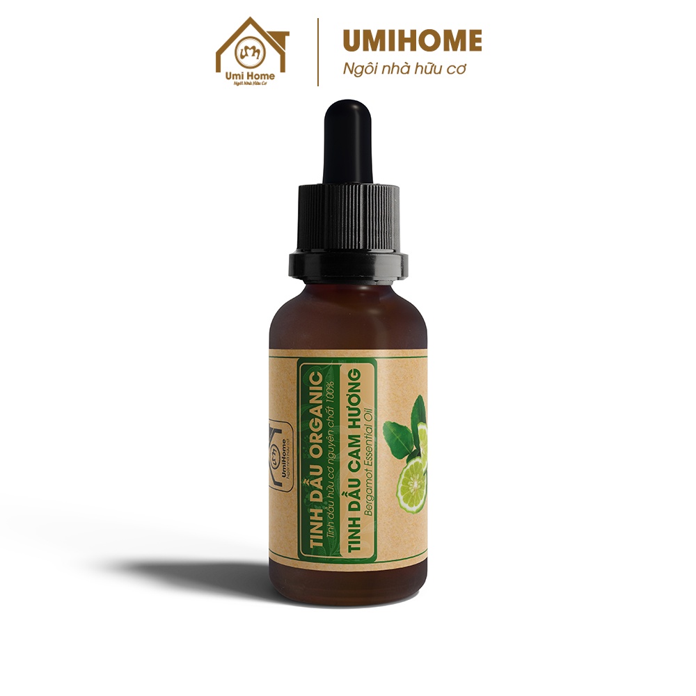 Tinh dầu thơm phòng Cam Hương hữu cơ UMIHOME nguyên chất 10ml - Giảm mệt mỏi, ngừa đau khớp và cơ