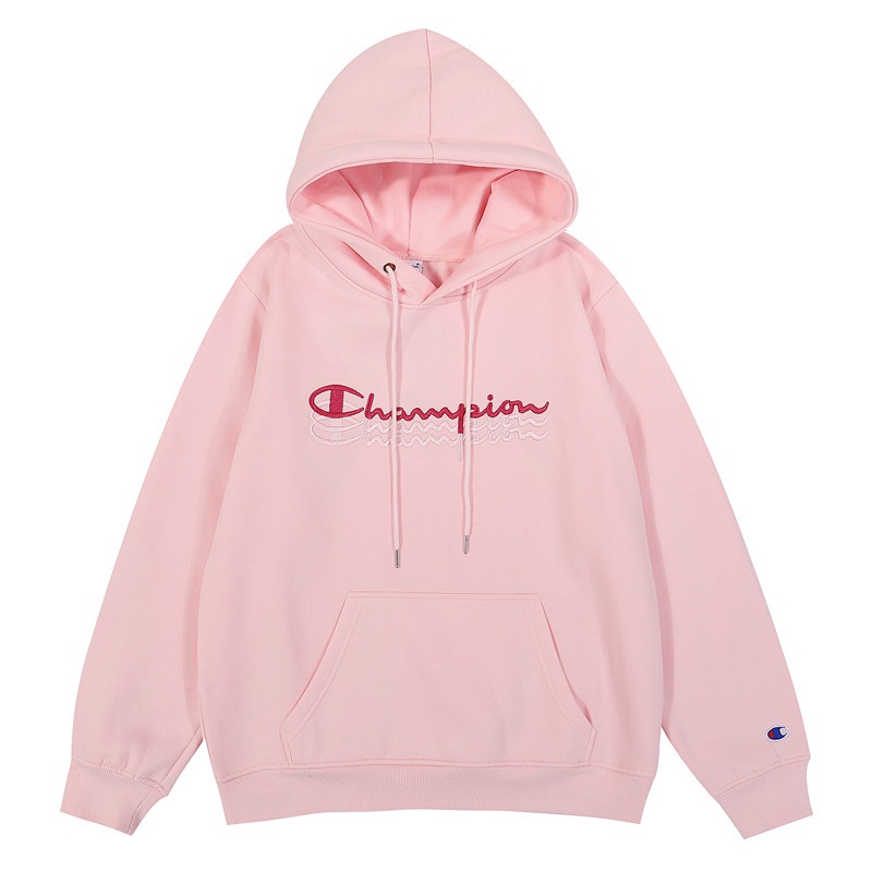 Áo Hoodie Tay Dài Thêu Chữ CHAMPION Thời Trang Cá Tính