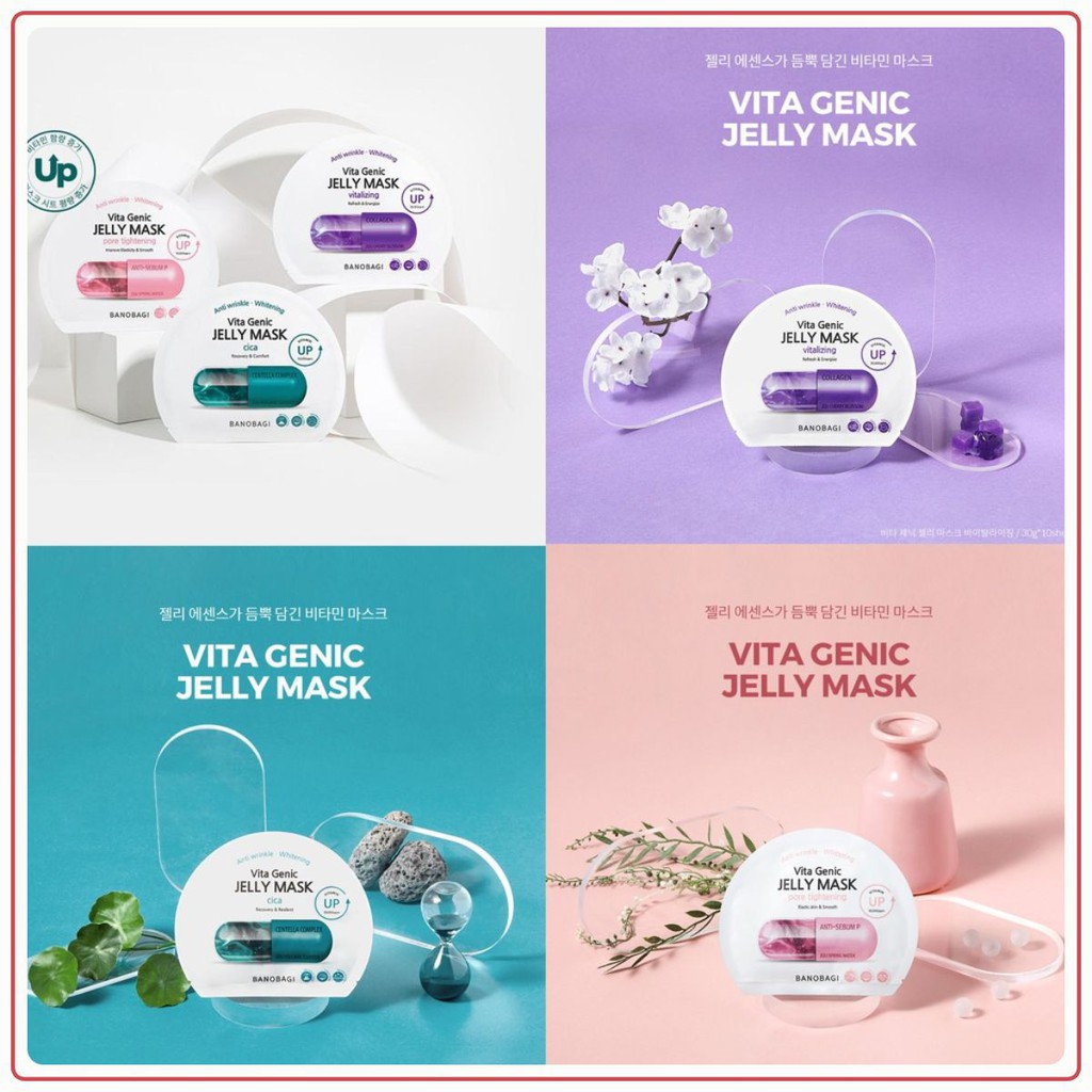 MẶT NẠ BANOBAGI VITA GENIC JELLY MASK 2020 LẺ MIẾNG | Thế Giới Skin Care