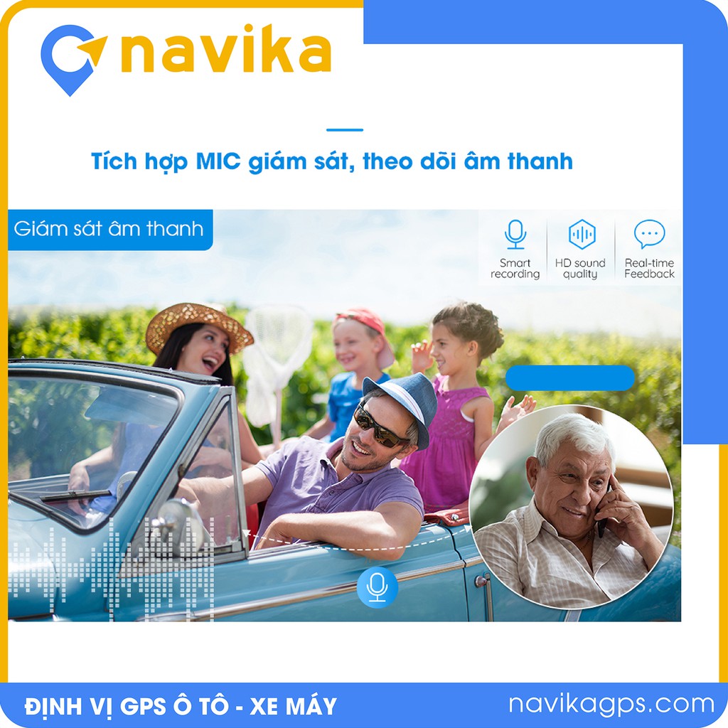 Định vị GPS không dây P3C mini, có ghi âm, chống nước, siêu nhỏ, có MIC,dùng PIN 1-3 ngày, BH 1 năm - Navika GPS