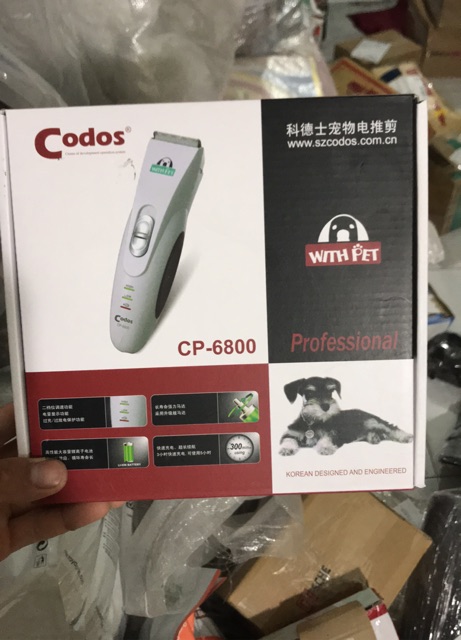 tông đơ cắt lông chó mèo codos 7800 và 6800