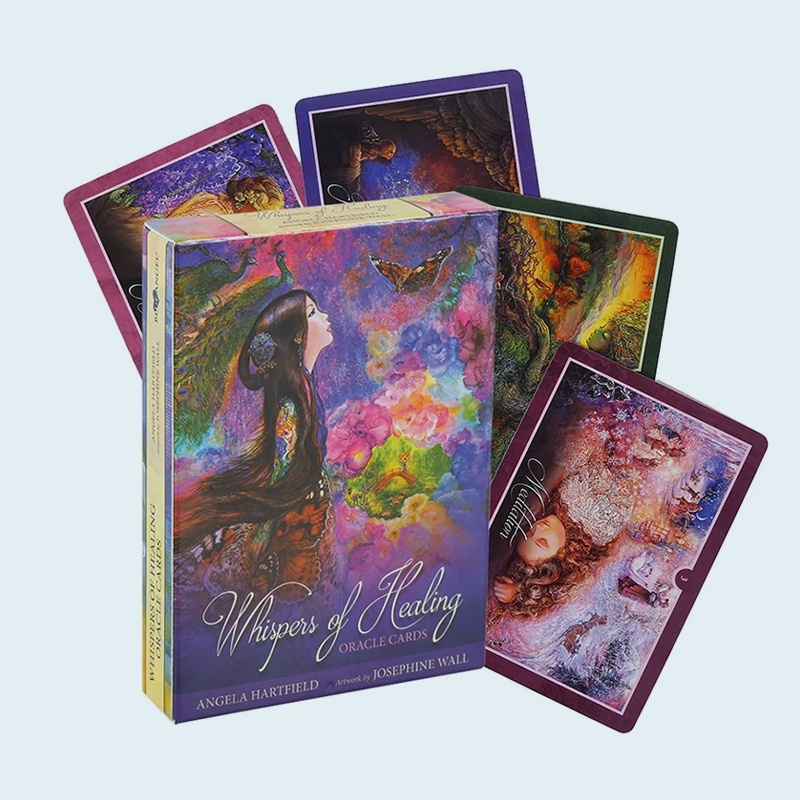 Whispers Of Healing Oracle Bộ Thẻ Bài Tarot Thiết Kế Dễ Thương Chuyên Dùng