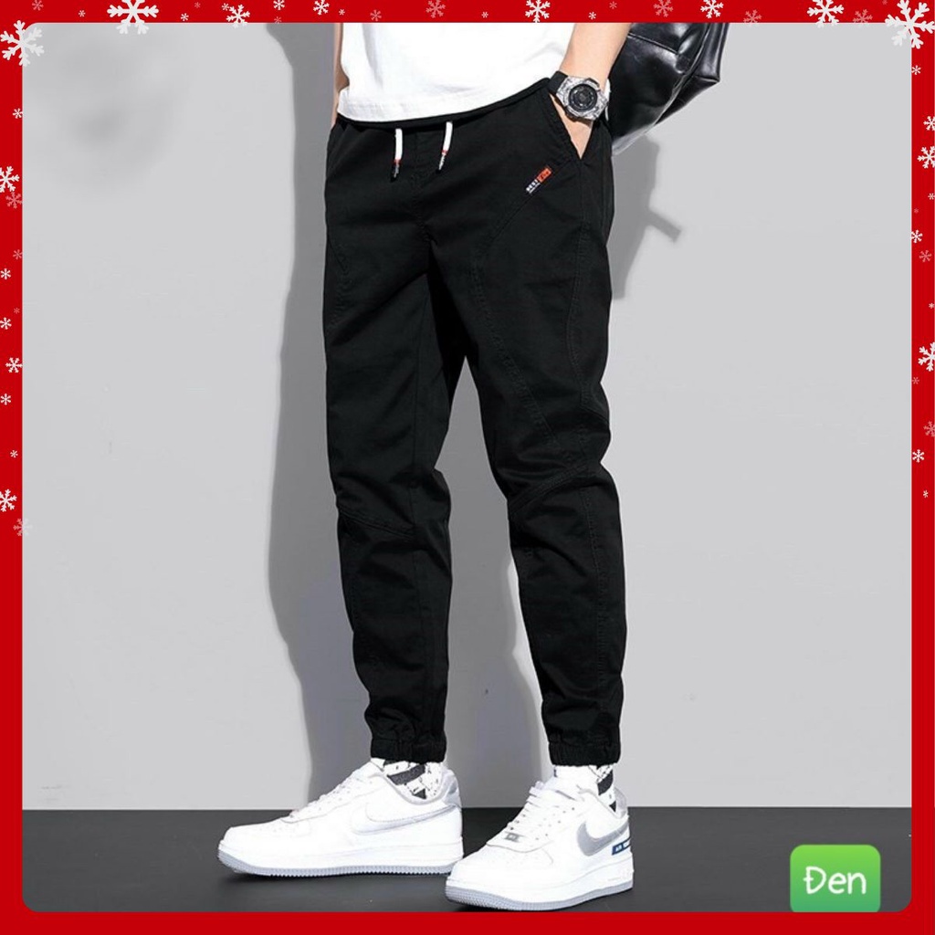 ☏✺☄Quần Jogger thể thao kaki nam lưng thun ống bó HA600
