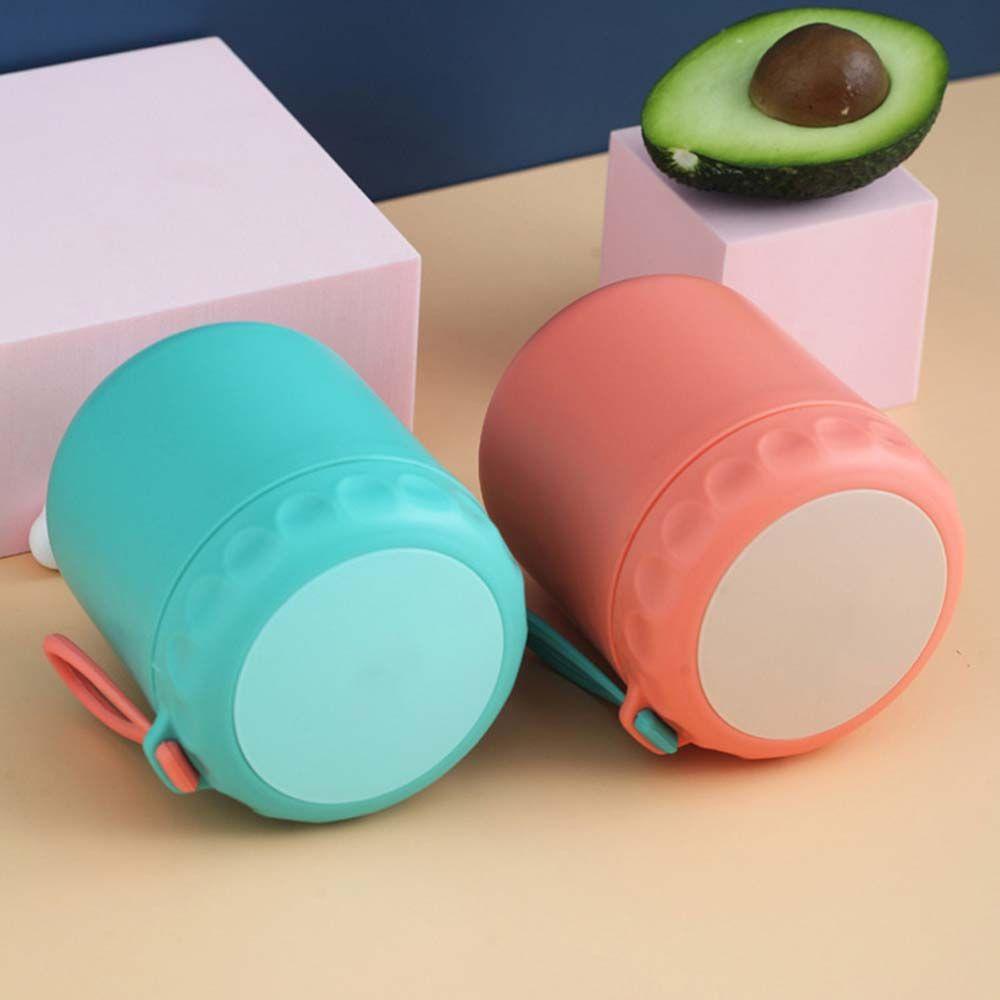 YIYU Hộp Đựng Cơm Trưa Giữ Nhiệt Bằng Thép Không Gỉ Dung Tích 430ML Kèm Muỗng