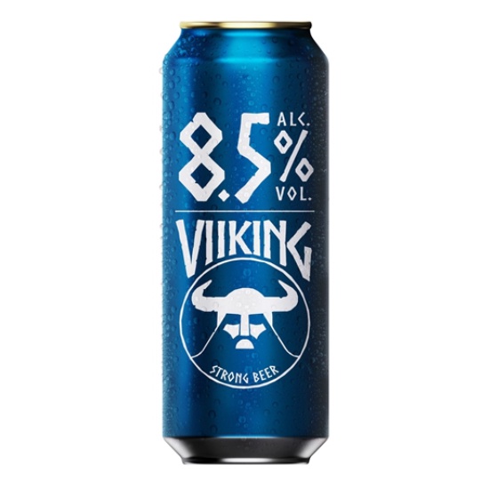 Bia Viiking Strong Lager 8.5% – Lon 500ml – Thùng 24 Lon