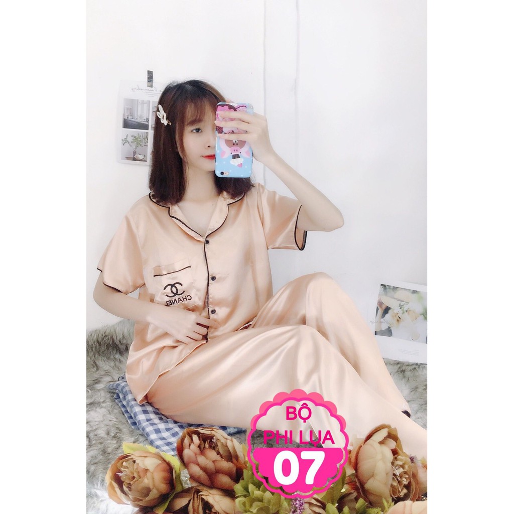 ĐỒ BỘ DÀI PIJAMA PHI BÓNG TRƠN QUẦN DÀI THỜI TRANG CAO CẤP MẶC NHÀ MẶC NGỦ -"Từ 30-50kg SIÊU SALE !! SIÊU SALE !!