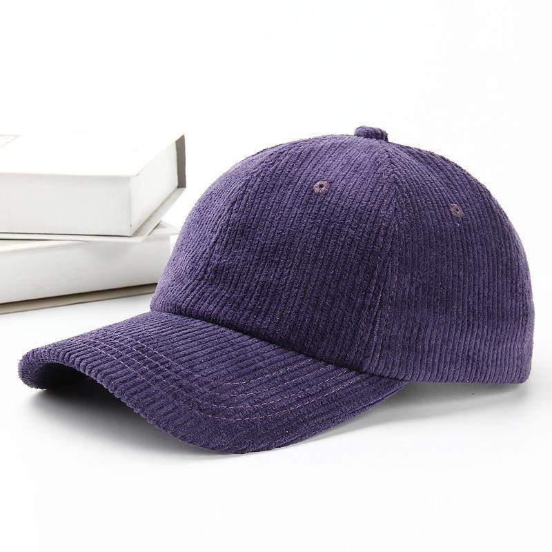 Mũ Vải Mềm Màu Trơn Kẻ Sọc Thời Trang