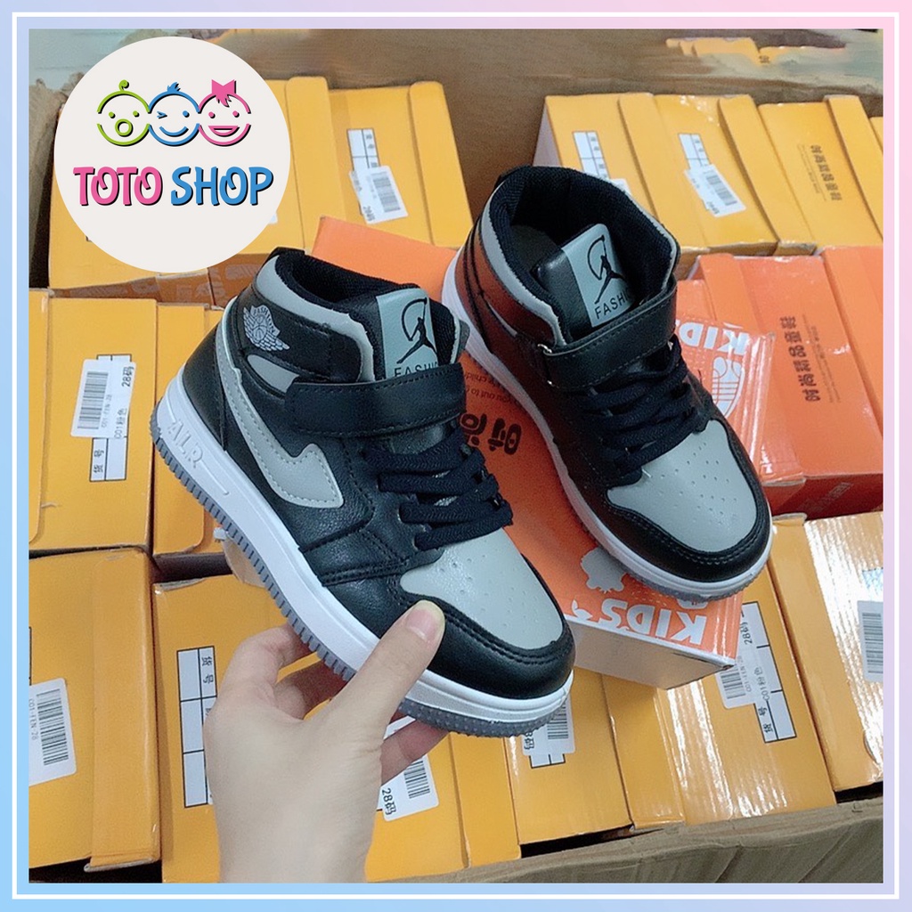 Giày thể thao Jodan cao cổ cho bé hàng Quảng Châu fullbox cao cấp (xả kho)