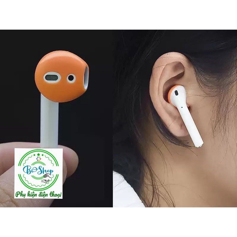 💥  Bộ 2 Nút Đệm Tai Bằng Silicon Chống Trơn Trượt , chống bẩn Cho Tai Nghe Airpods 1 airpod 2 i11, i12 airpod 3 Pro...