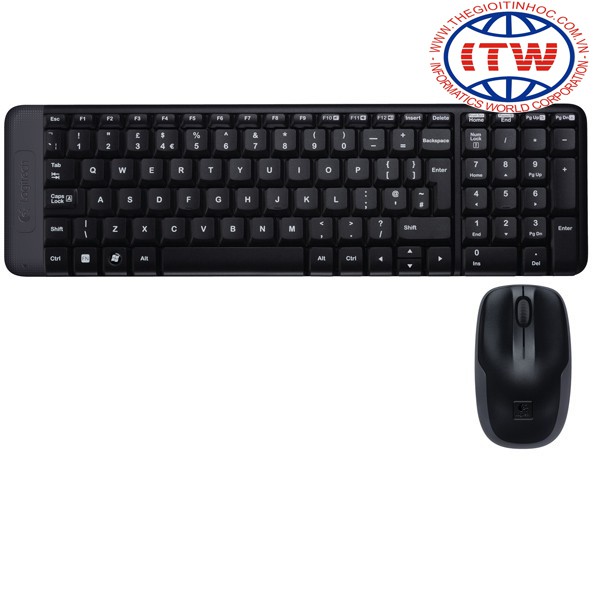 Bộ bàn phím và chuột không dây Logitech Wireless MK220 | WebRaoVat - webraovat.net.vn